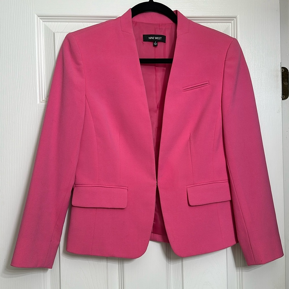 Nine West Pink Blazer Size 2